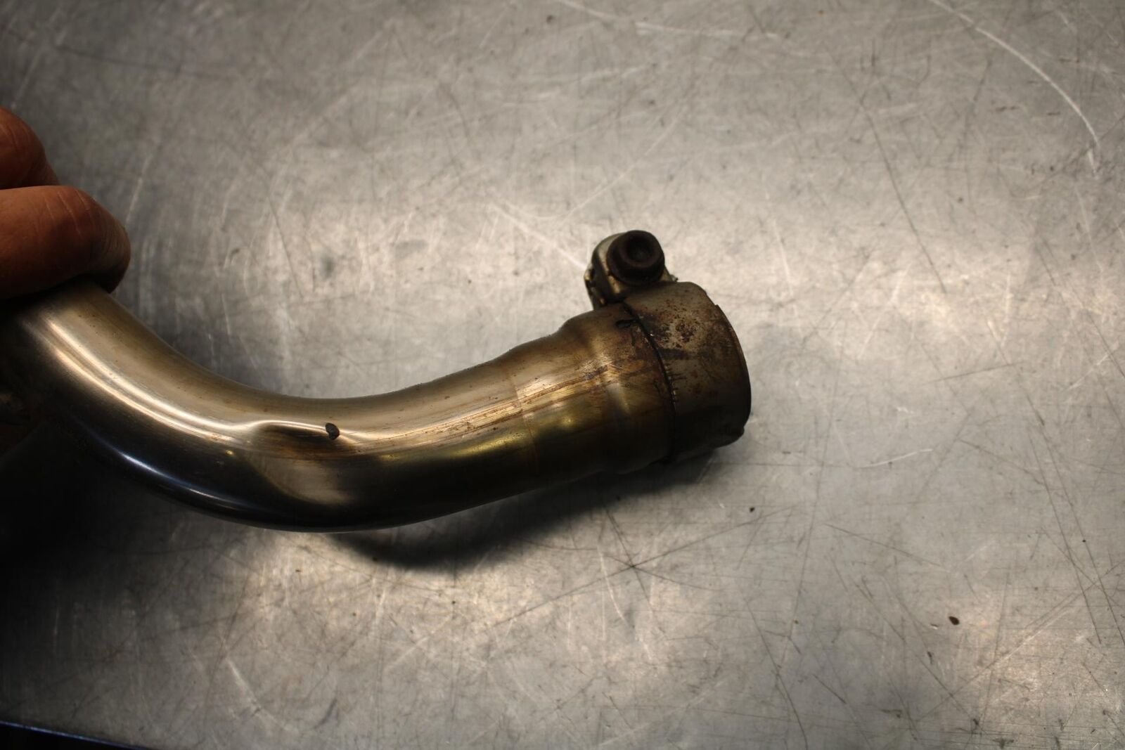 2008 Honda CBF1000 EXHAUST PIPE MUFFLER SLIP ON CAN SILENCER BB641