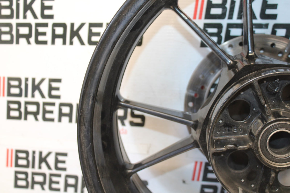 10-11 BMW S1000RR REAR WHEEL BACK RIM & ROTOR BB941