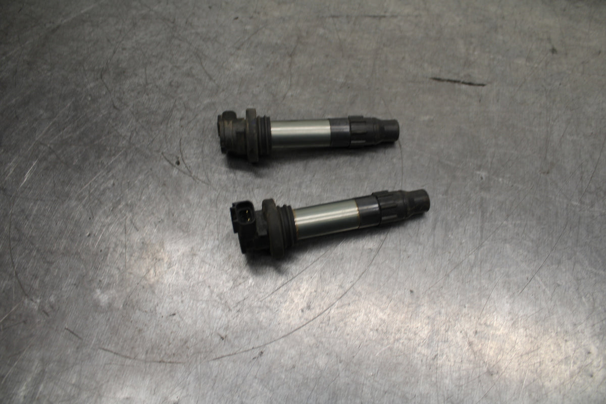 24 KAWASAKI NINJA 500 ABS IGNITION COILS COIL SPARK PLUG CAPS BB744