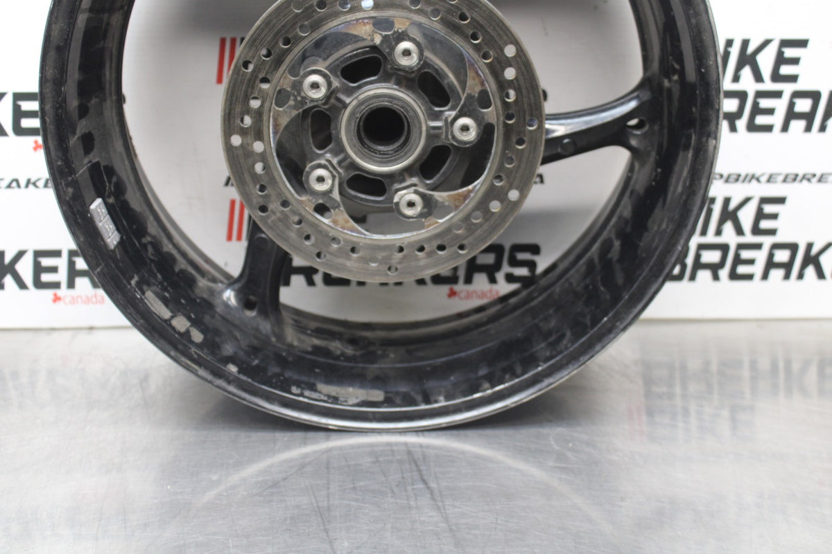 09 SUZUKI GSXR1000 REAR WHEEL BACK RIM & ROTOR BB777