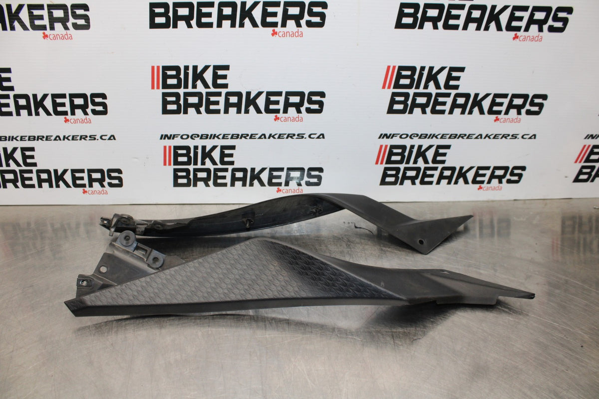 13-17 KAWASAKI NINJA 300 EX300 ABS RIGHT LEFT GAS TANK PANELS COVERS TRIM BB187