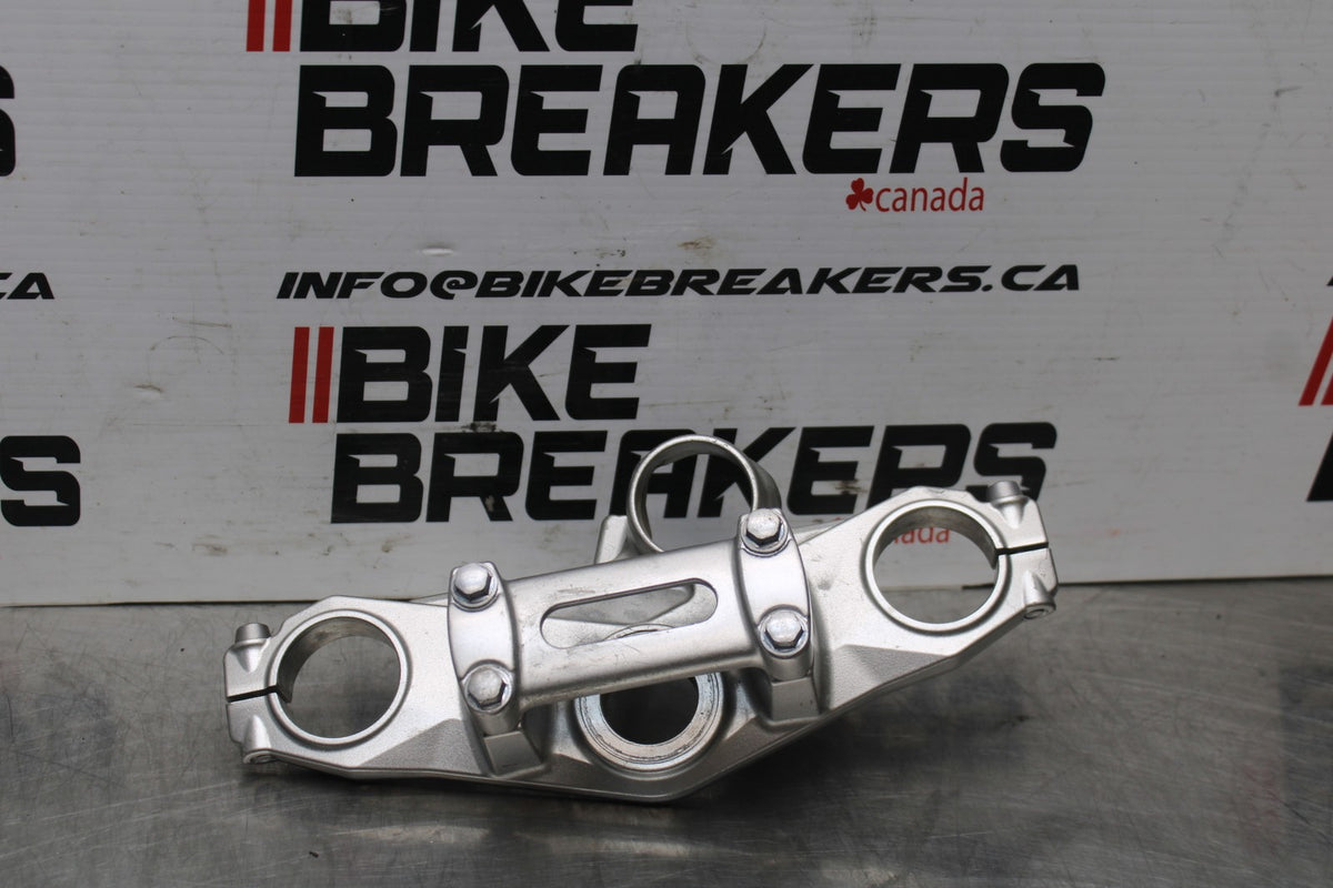 06 KAWASAKI NINJA 650 EX650 FORKS UPPER TRIPLE TREE CLAMP BB823
