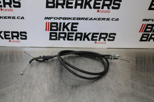 09-15 YAMAHA FZ6R THROTTLE CABLES LINES BB161