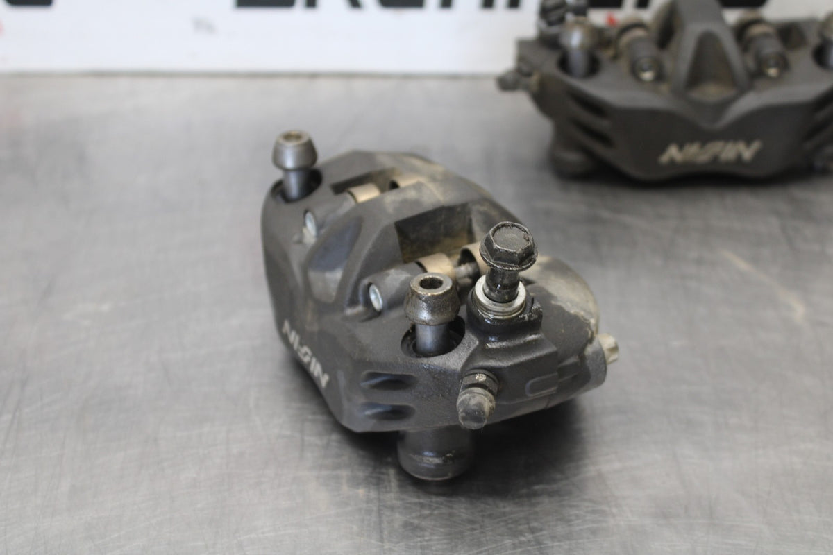 08 KAWASAKI ZX6R RIGHT LEFT FRONT BRAKE CALIPER SET PAIR CALIPERS BB896