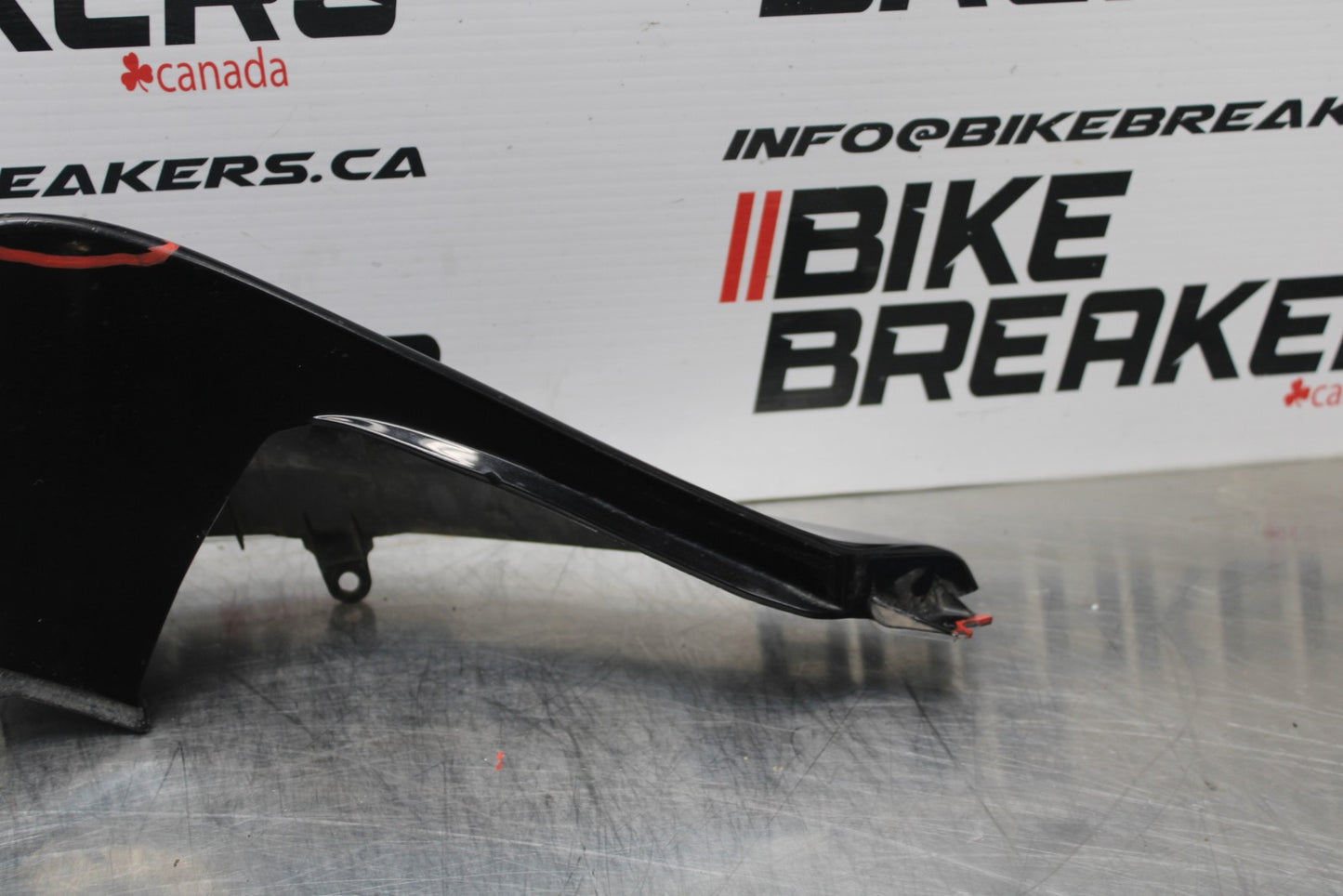 08 KAWASAKI NINJA ZX10R LEFT REAR BACK TAIL FAIRING COWL SHROUD BB201