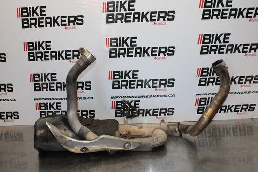 10 SUZUKI SV650 EXHAUST HEADER PIPES MANIFOLD BB181