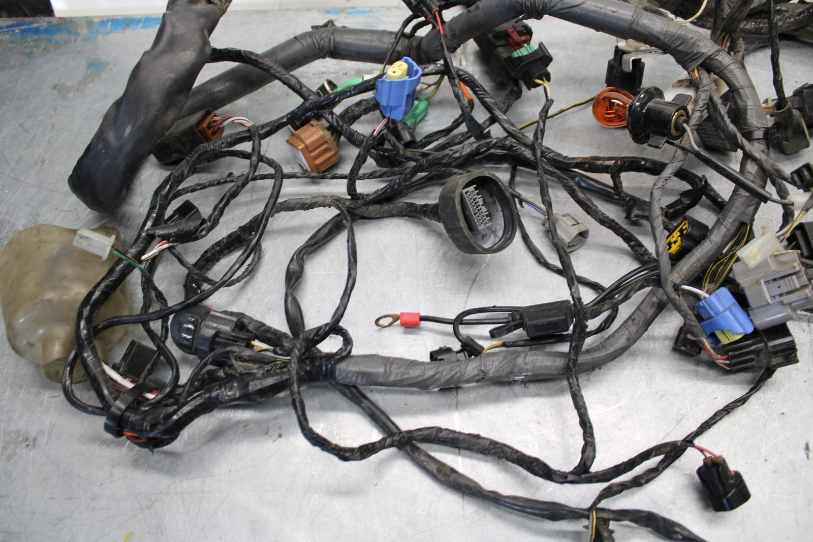 06-07 KAWASAKI NINJA ZX14R MAIN ENGINE WIRING HARNESS MOTOR WIRE LOOM BB433