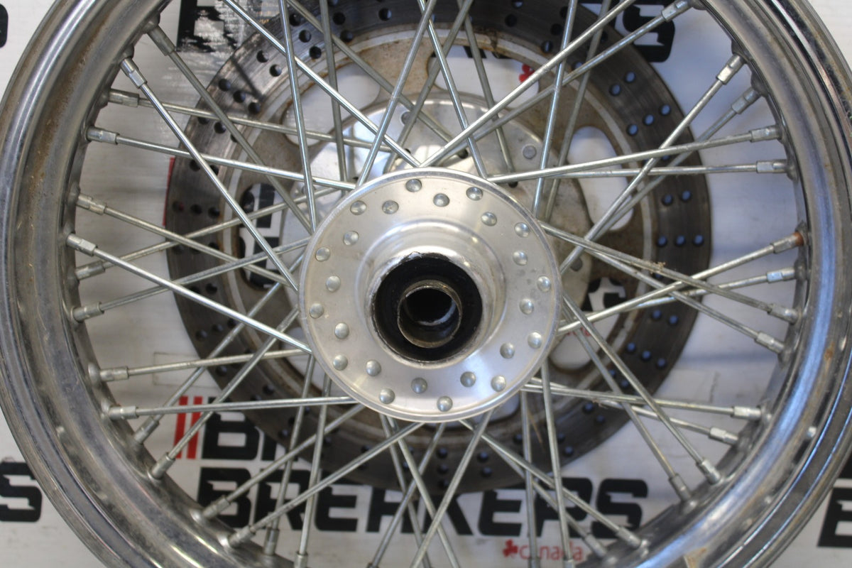 97 KAWASAKI VULCAN 1500 VN1500D CLASSIC FRONT WHEEL FRONT RIM & ROTOR BB936