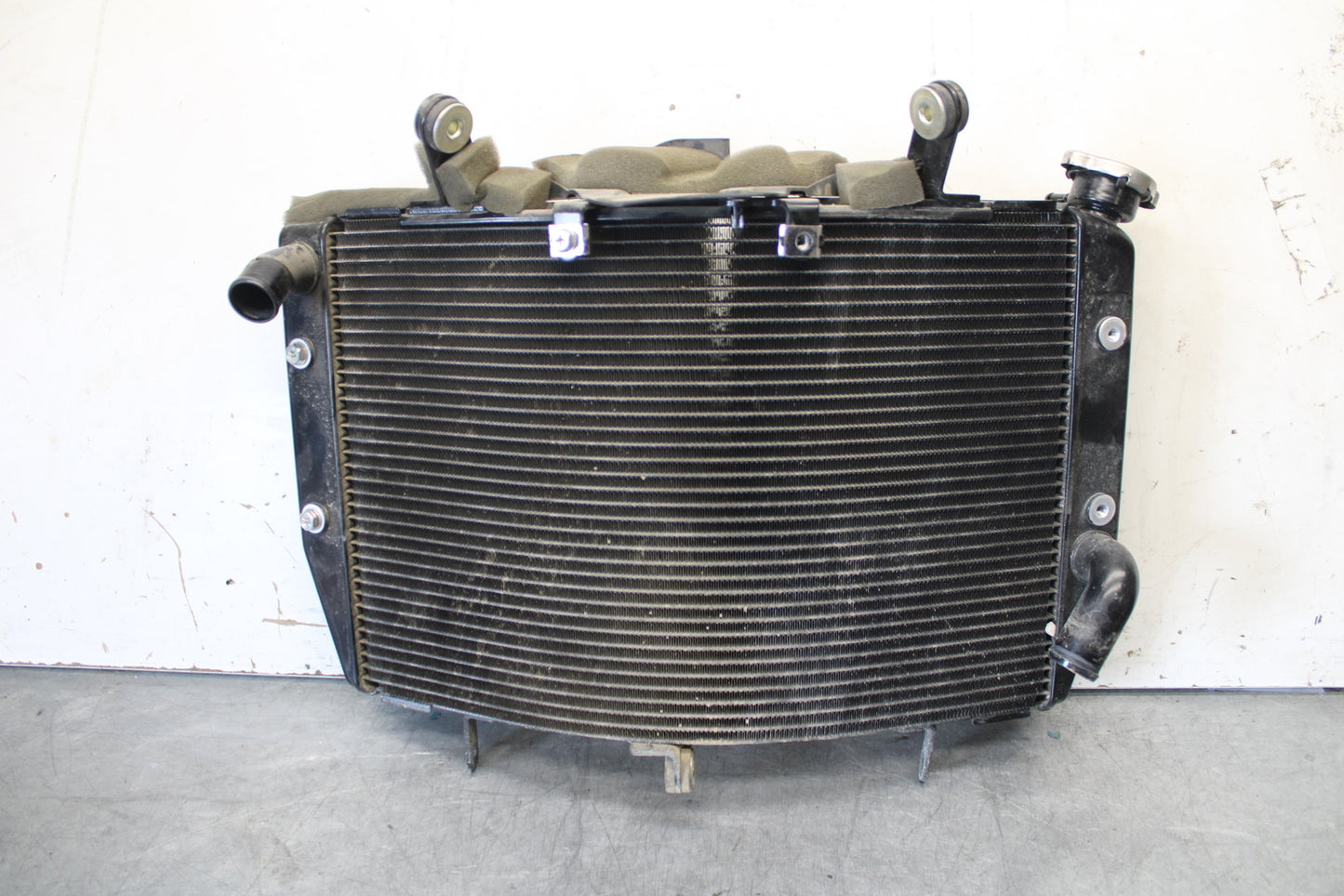 08-16 YAMAHA YZF R6 ENGINE RADIATOR MOTOR COOLER COOLING RADIATER BB665