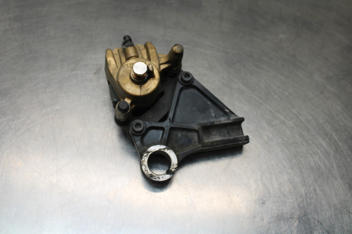 07-08 KAWASAKI NINJA ZX6R REAR BACK BRAKE CALIPER W MOUNT BRACKET BB855