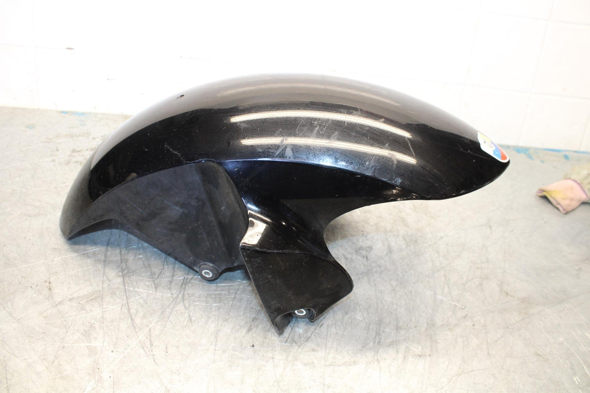 08-16 YAMAHA YZF R6 BLACK FRONT WHEEL FENDER COWL FAIRING  BB431