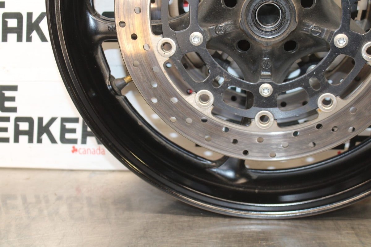 08-16 YAMAHA YZF R6 FRONT WHEEL FRONT RIM & ROTORS BB929