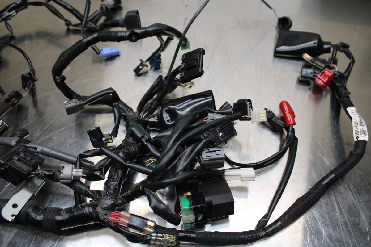 24 KAWASAKI NINJA 500 ABS MAIN ENGINE WIRING HARNESS MOTOR WIRE LOOM BB730