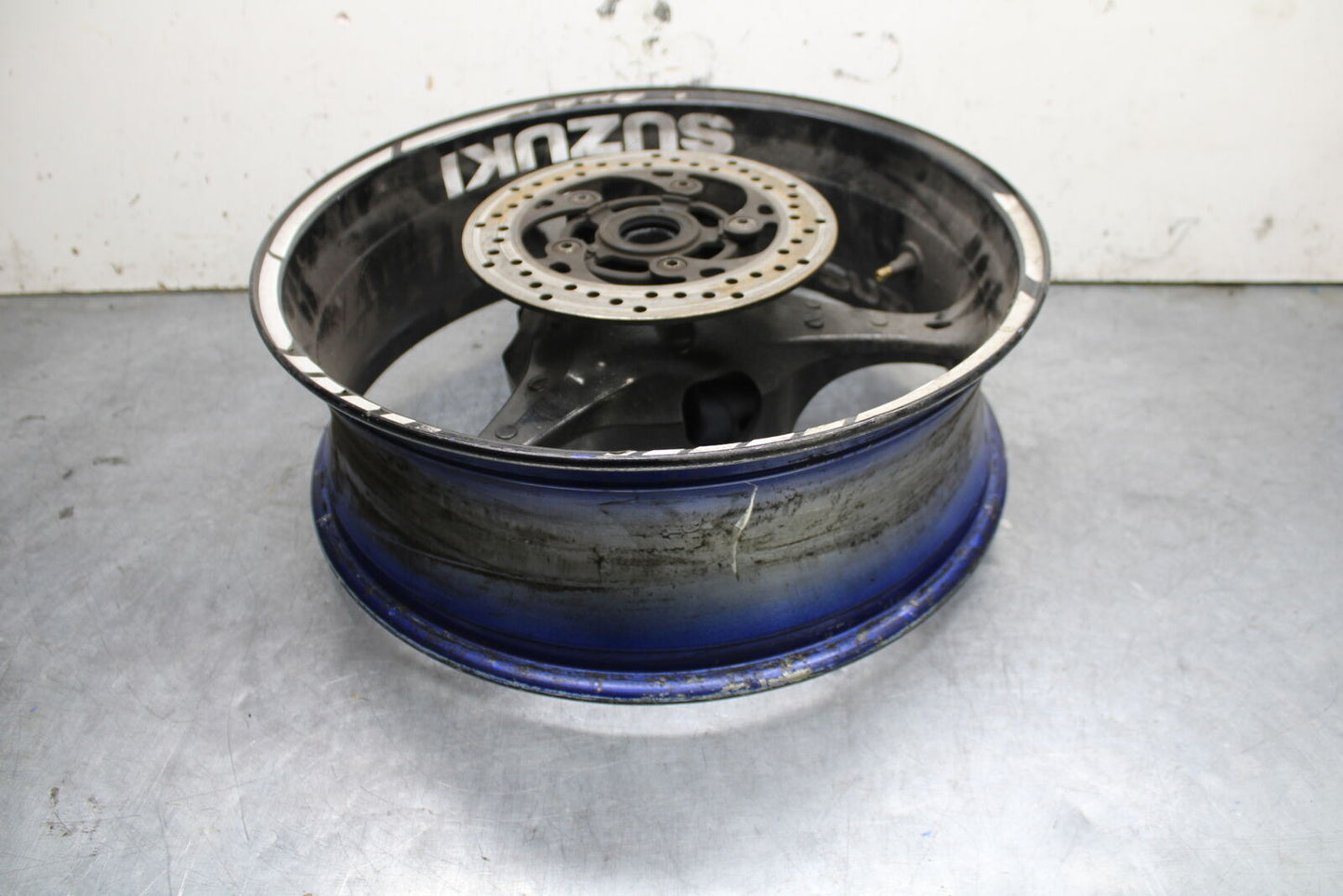 06-07 SUZUKI GSXR 600 REAR WHEEL BACK RIM BB737