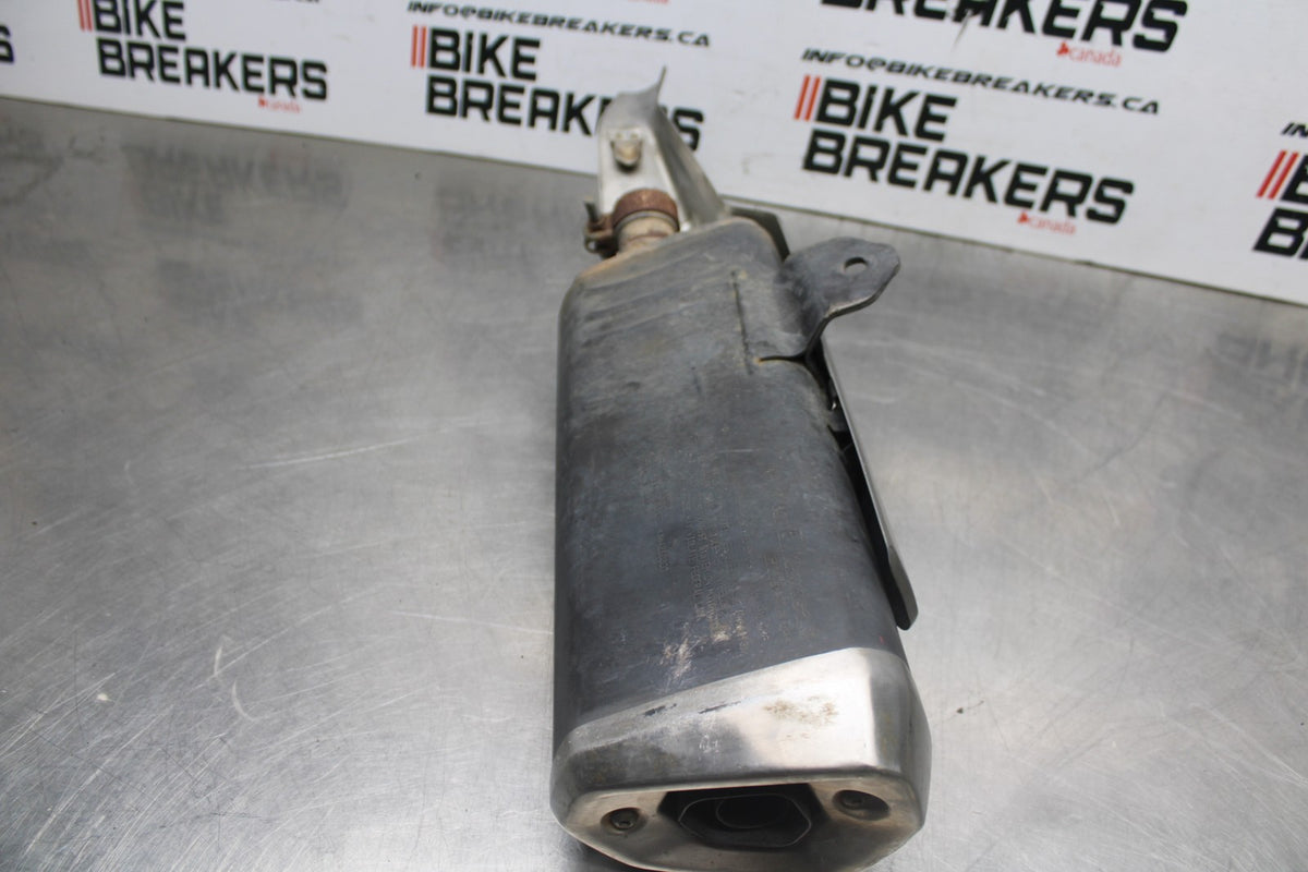 13-17 KAWASAKI NINJA 300 EXHAUST PIPE MUFFLER SLIP ON CAN SILENCER BB429