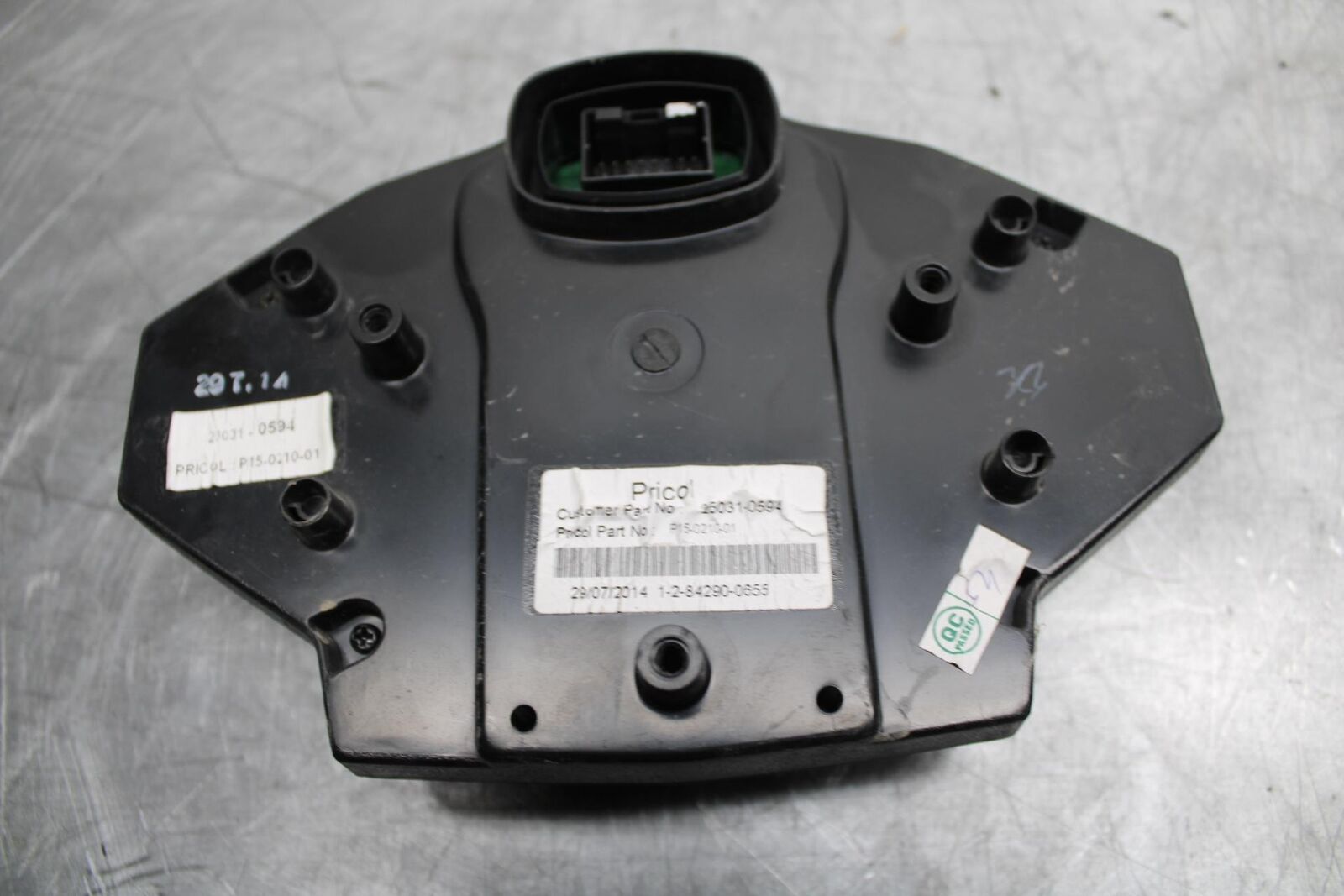 15-17 KAWASAKI EX 650 NINJA  EX 650 ABS SPEEDO TACH GAUGES DISPLAY CLUSTER BB494