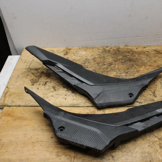 16-18 HONDA CBR500R RIGHT LEFT FRONT SIDE SEAT PANELS TRIMS COWLS BB345 