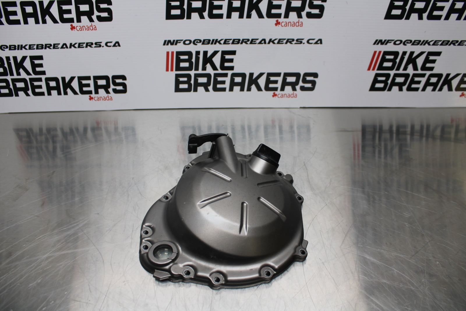 13-18 KAWASAKI NINJA ZX6R CLUTCH SIDE ENGINE MOTOR COVER BB143