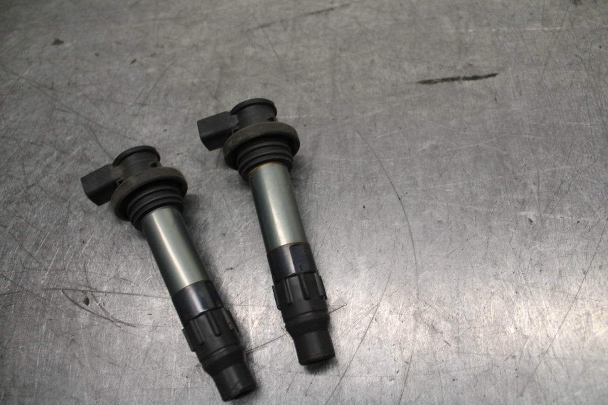 24 KAWASAKI NINJA 500 ABS IGNITION COILS COIL SPARK PLUG CAPS BB744