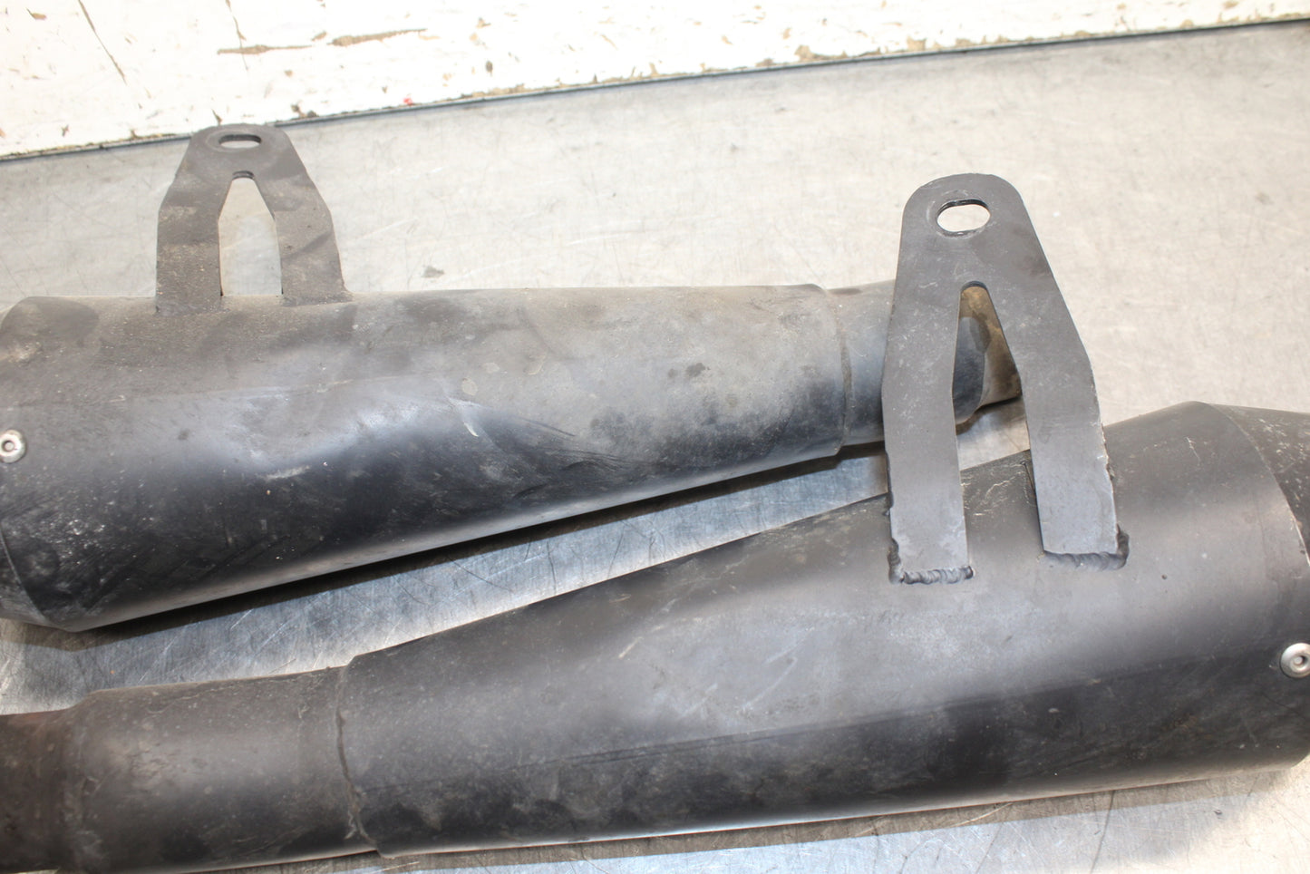 12-13 KAWASAKI Z1000 M4 EXHAUST PIPE MUFFLER SLIP ON CAN SILENCER  BB743