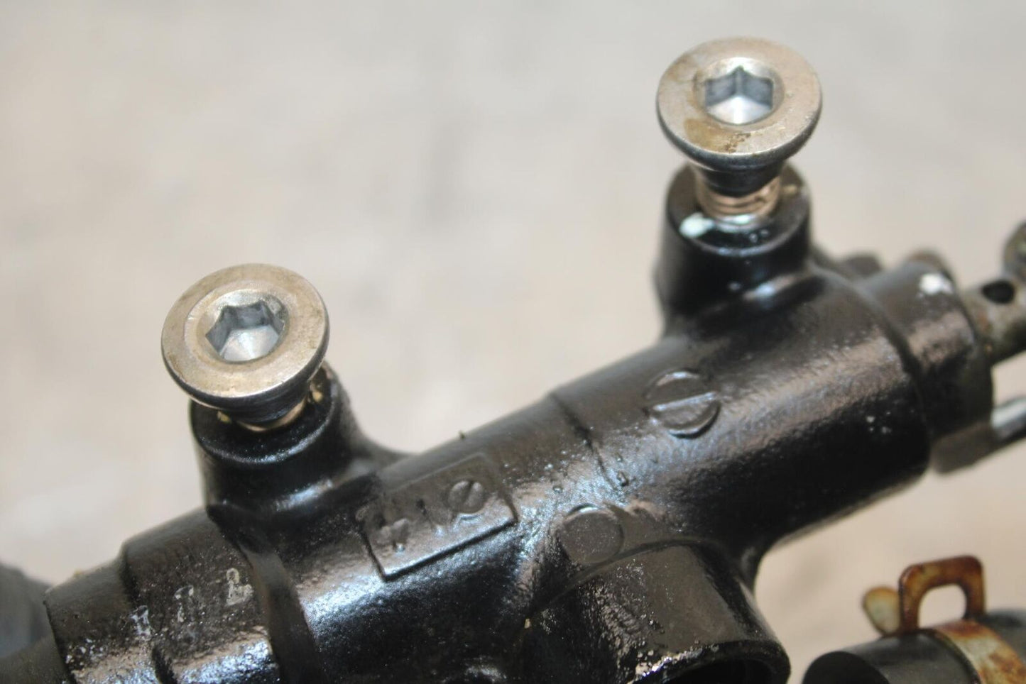 2009 Kawasaki Ninja EX250J REAR BACK BRAKE MASTER CYLINDER W RESERVOIR BB87