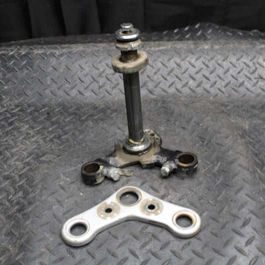 71 YAMAHA L5 FRONT FORKS LOWER UPPER TRIPLE TREE STEM CLAMP BB230