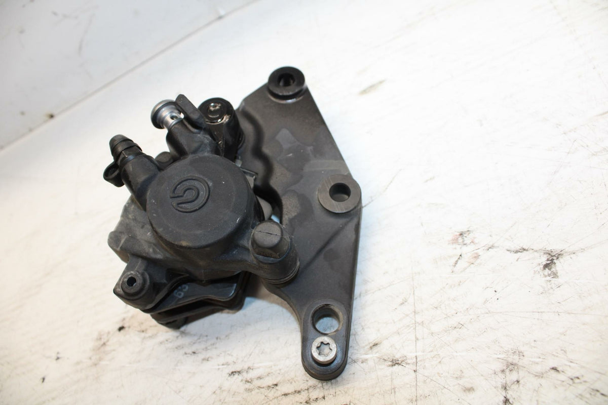 06-12 BMW F800ST REAR BACK BRAKE CALIPER W MOUNT BRACKET BB291