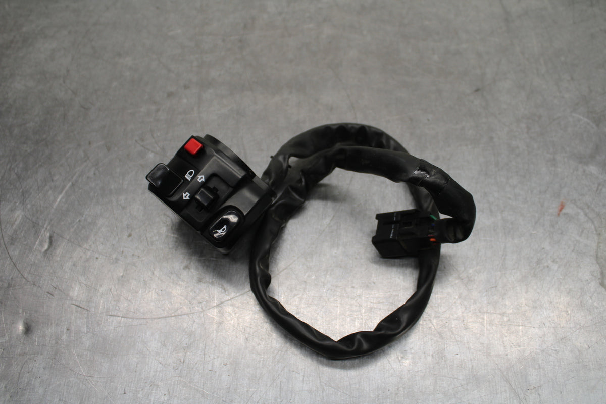 12-17 KAWASAKI NINJA 650 LEFT CLIP ON HANDLE HORN SIGNALS SWITCHES BB129