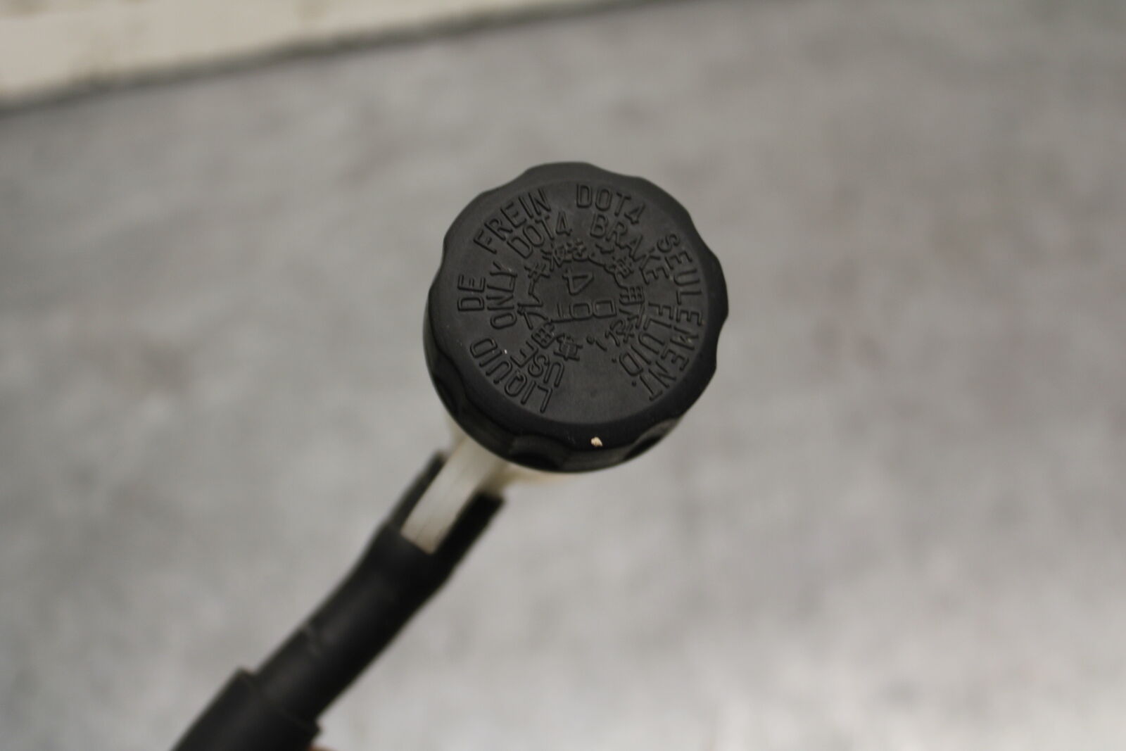 13-18 KAWASAKI NINJA ZX6R REAR BACK BRAKE MASTER CYLINDER W RESERVOIR BB666