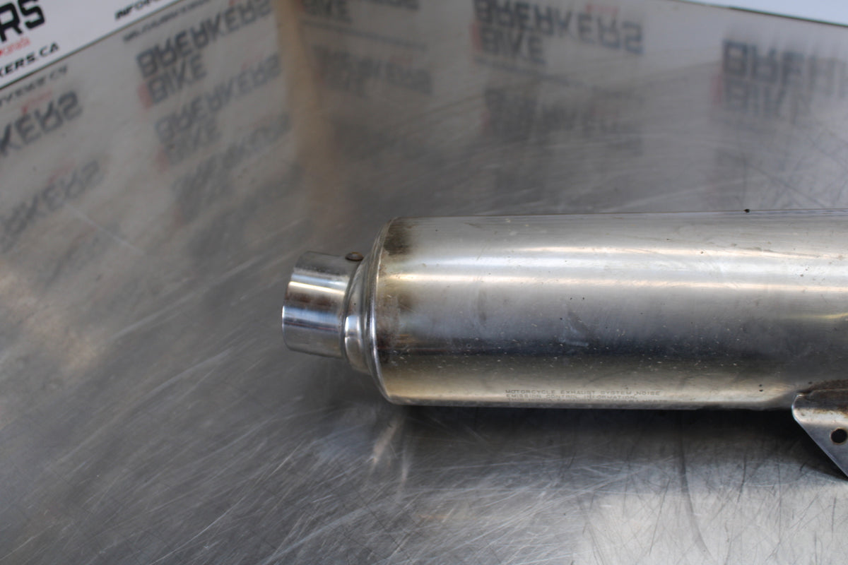 98-05 HONDA SUPER HAWK 1000 VTR1000F RIGHT EXHAUST MUFFLER SLIP ON CAN  BB152