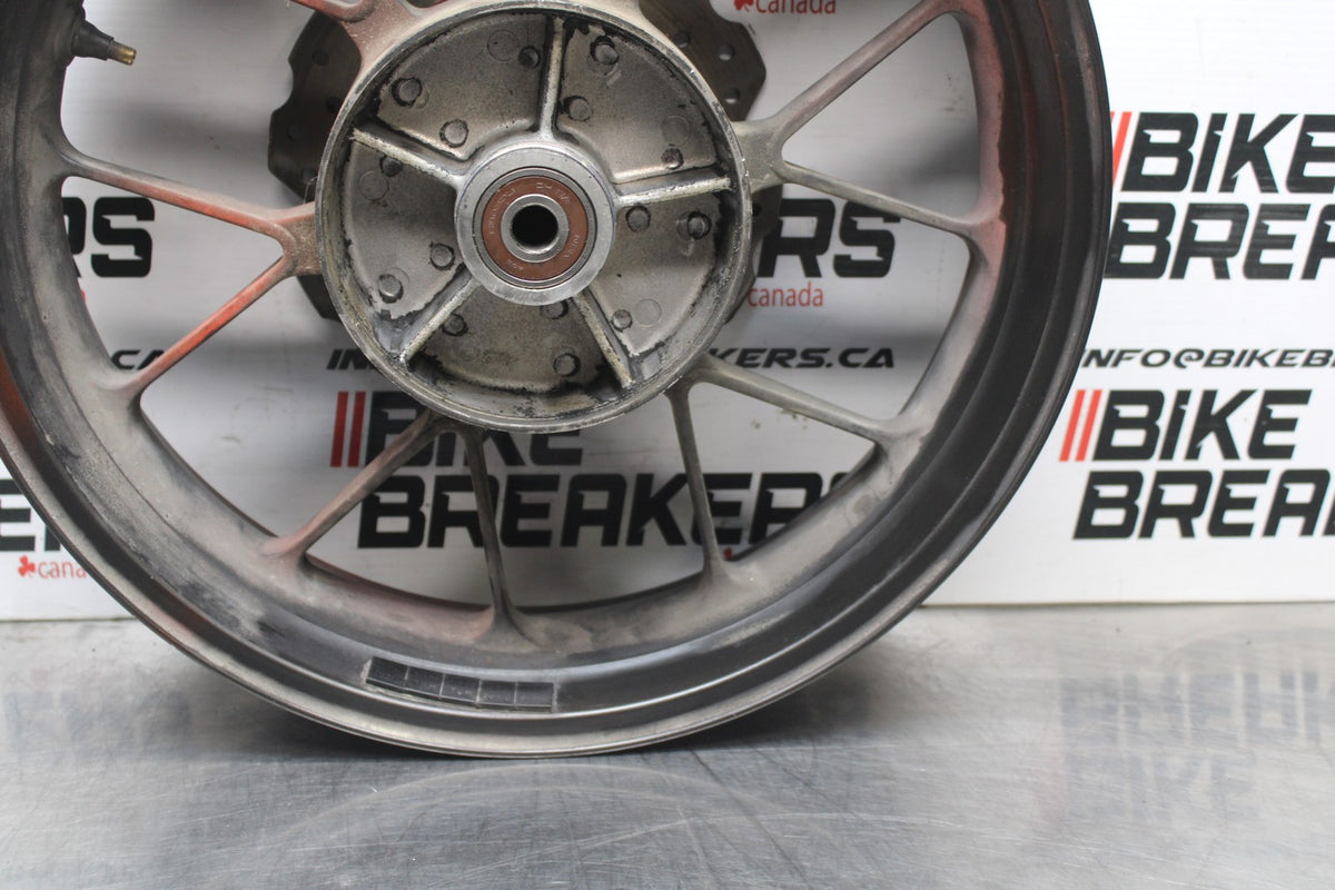 13-15 HONDA CBR500R REAR WHEEL BACK RIM & ROTOR BB834