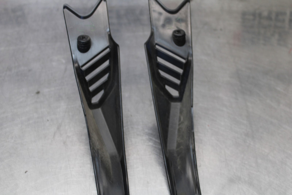 12 KAWASAKI NINJA 650 EX650E RIGHT LEFT FRAME MID SIDE COVERS COWLS TRIM BB926