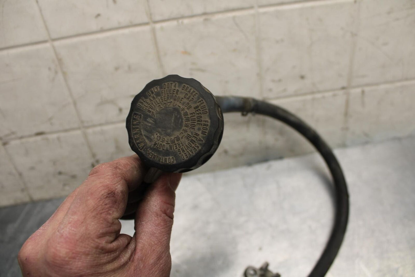 11 KAWASAKI NINJA 650 ER EX 650 REAR  BRAKE MASTER CYLINDER W RESERVOIR BB503