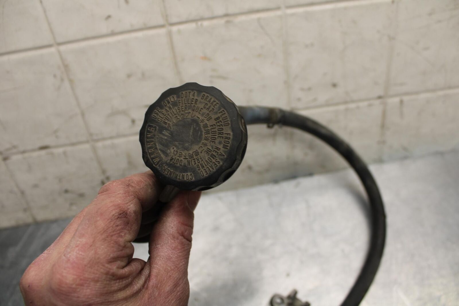 11 KAWASAKI NINJA 650 ER EX 650 REAR  BRAKE MASTER CYLINDER W RESERVOIR BB503