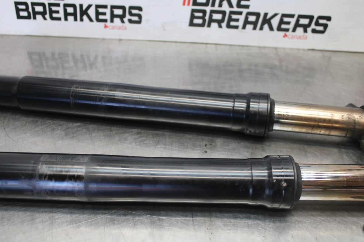 06-07 SUZUKI GSXR 600 FRONT FORKS SHOCK SUSPENSION SET PAIR BB863