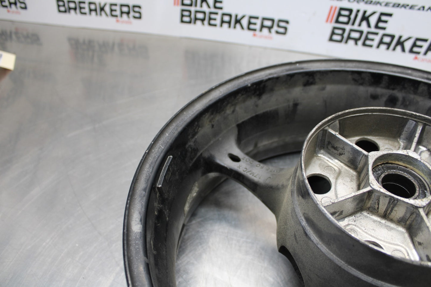 06-07 SUZUKI GSXR 600 REAR WHEEL BACK RIM BB178