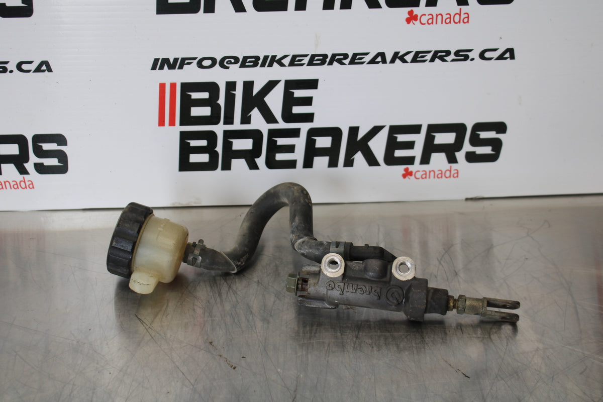 96-07 YAMAHA YZF600R REAR BACK BRAKE MASTER CYLINDER W RESERVOIR BB158