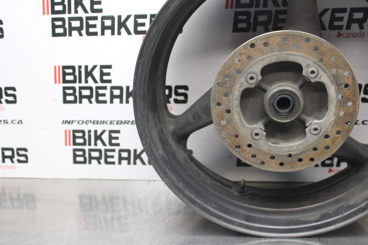 01-06 HONDA CBR600F4I REAR WHEEL BACK RIM & ROTOR BB778