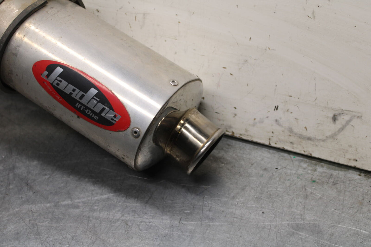 05-06 HONDA CBR600RR AFTERMARKET JARDINE EXHAUST PIPE MUFFLER SLIP ON BB739