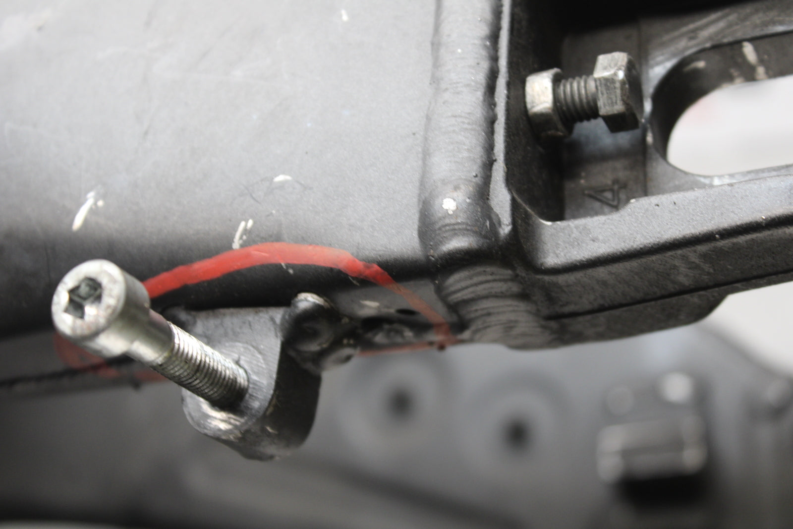 13-18 KAWASAKI NINJA ZX6R REAR SWINGARM BACK SUSPENSION SWING ARM BB143