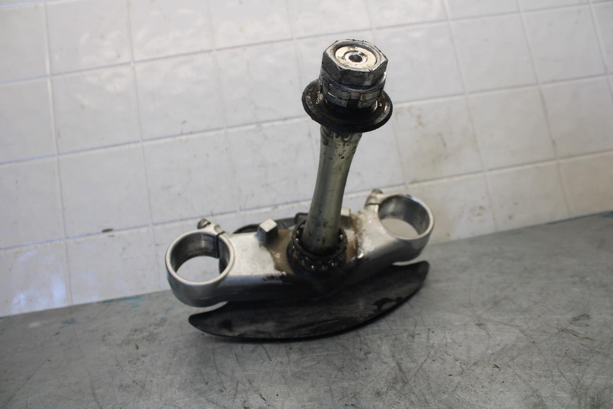 07-08 YAMAHA YZF R1 FRONT FORKS CLAMP LOWER TRIPLE TREE STEM BB425
