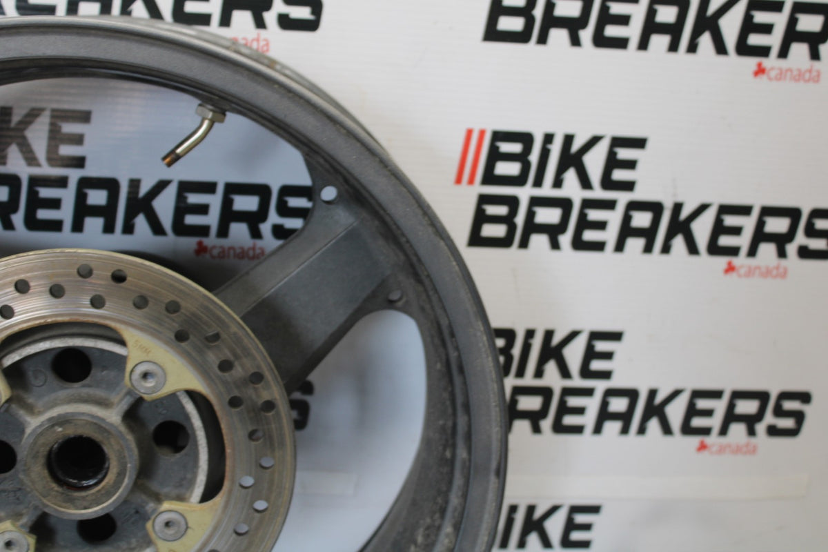 00-05 KAWASAKI NINJA ZX12R REAR WHEEL BACK RIM & ROTOR BB892