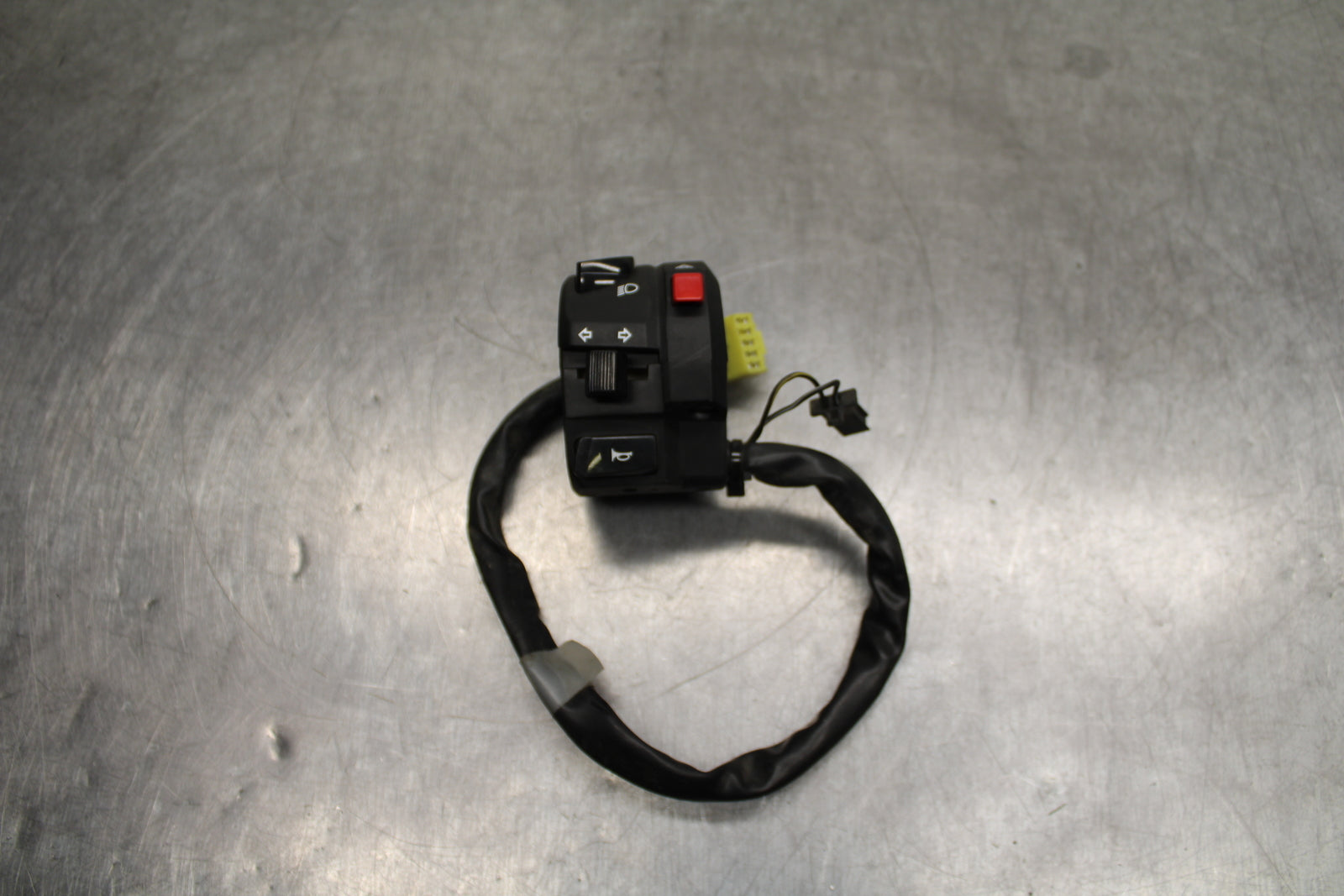 09 SUZUKI GSXR600 LEFT CLIP ON HANDLE HORN SIGNALS SWITCH SWITCHES BB759