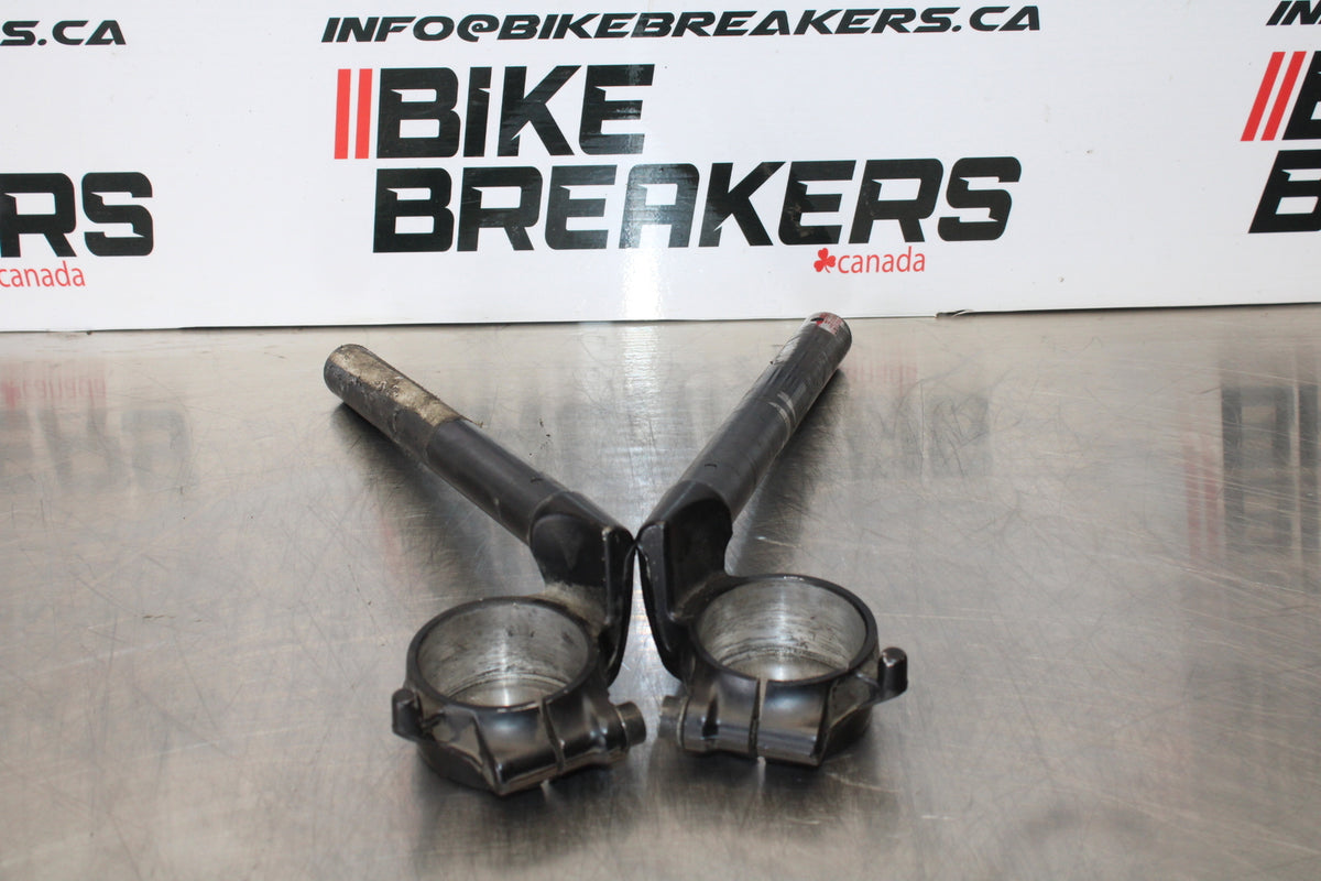 06-07 HONDA CBR1000RR LEFT RIGHT CLIP ON ONS HANDLEBARS PAIR SET BB166