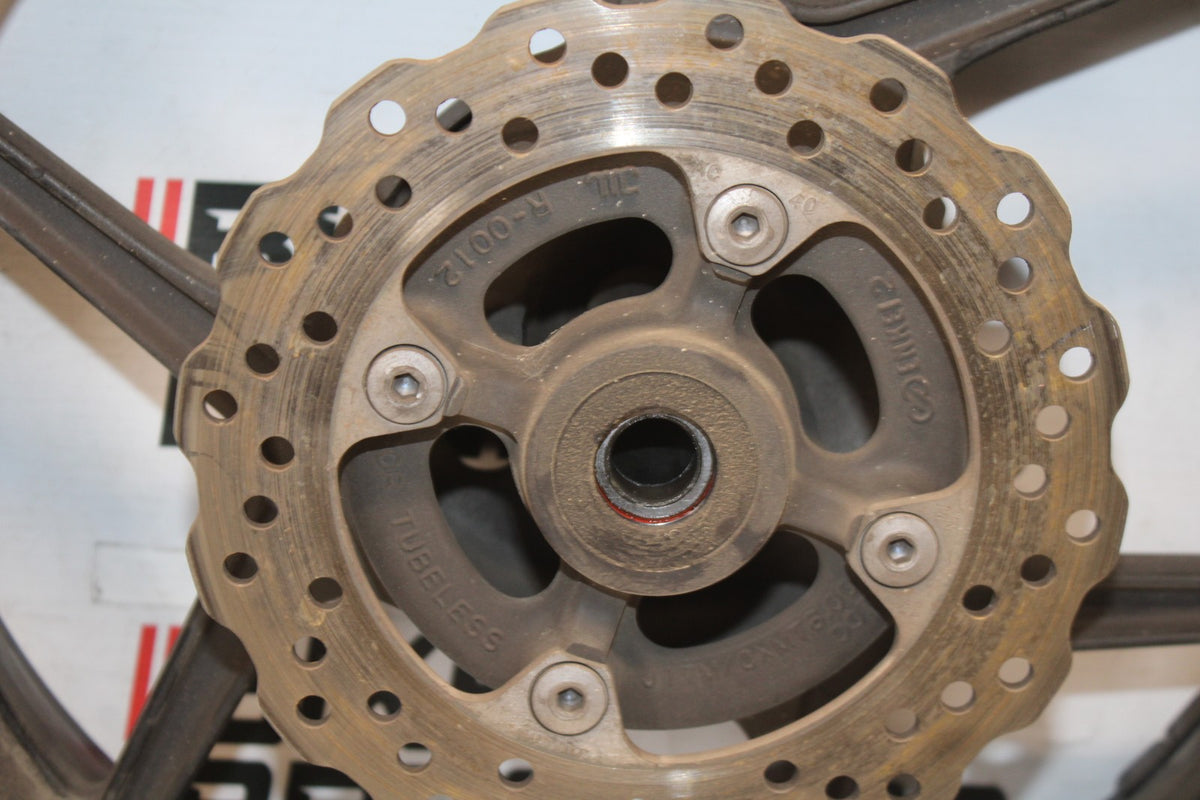 04-05 KAWASAKI NINJA ZX10R REAR WHEEL BACK RIM & ROTOR BB931