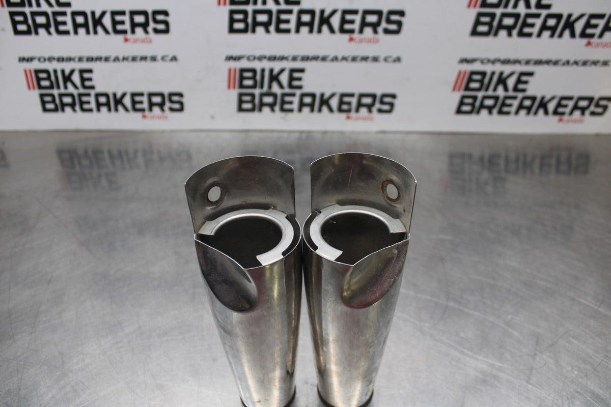 06 KAWASAKI VULCAN 900 FRONT FORK UPPER COVER TOP GUARD SHIELD COWL  BB799