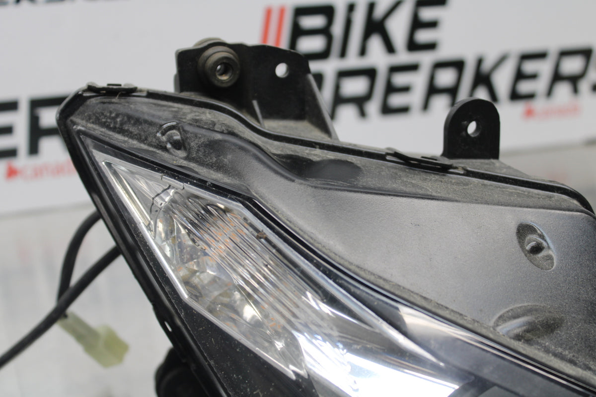 13-17 KAWASAKI NINJA ZX6R ZX636 ABS FRONT HEADLIGHT HEAD LIGHT LAMP BB143