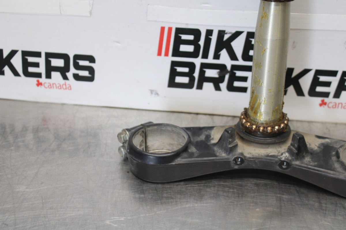 00-05 KAWASAKI NINJA ZX12R FRONT FORKS CLAMP LOWER TRIPLE TREE STEM BB892