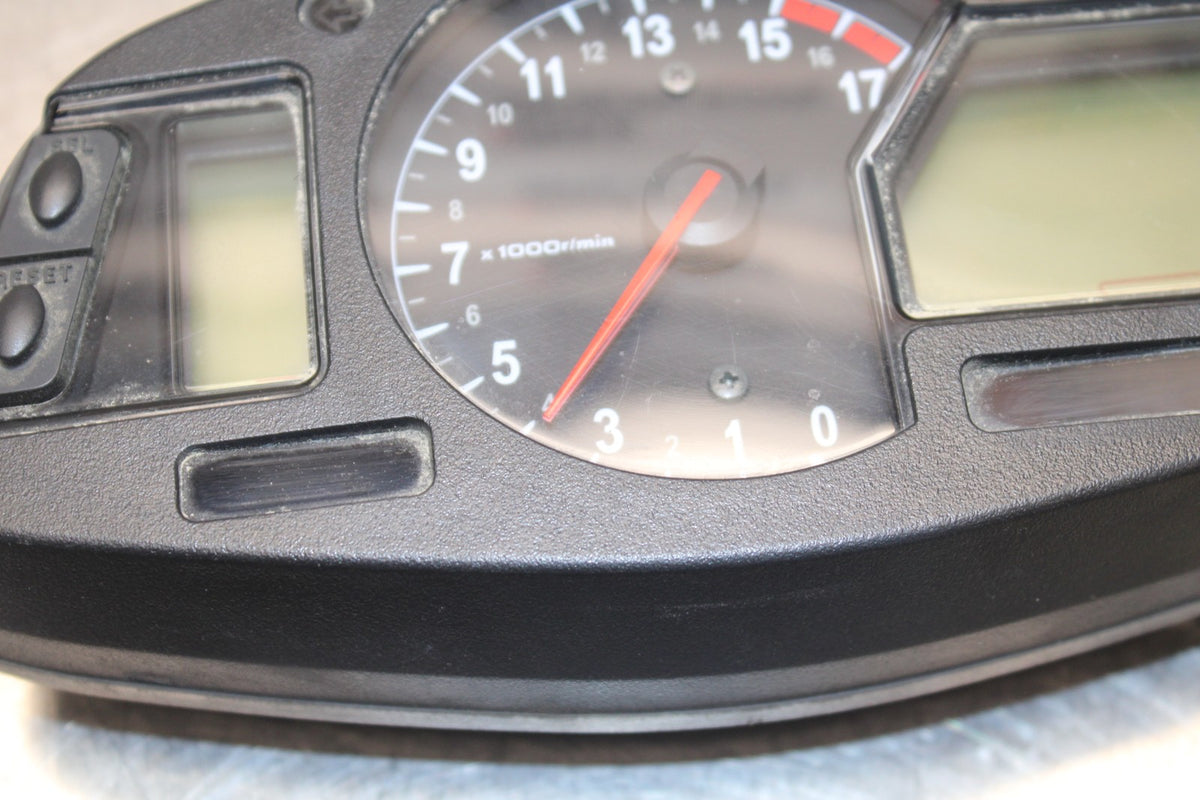 07-12 HONDA CBR600RR SPEEDO GAUGES DISPLAY CLUSTER SPEEDOMETER TACHOMETER BB812