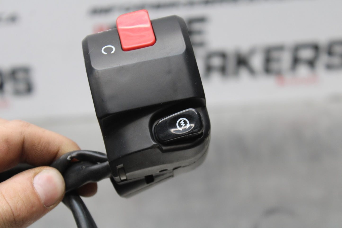 13-17 KAWASAKI NINJA 300 EX300 ABS RIGHT CLIP ON KILL OFF START SWITCH  BB187